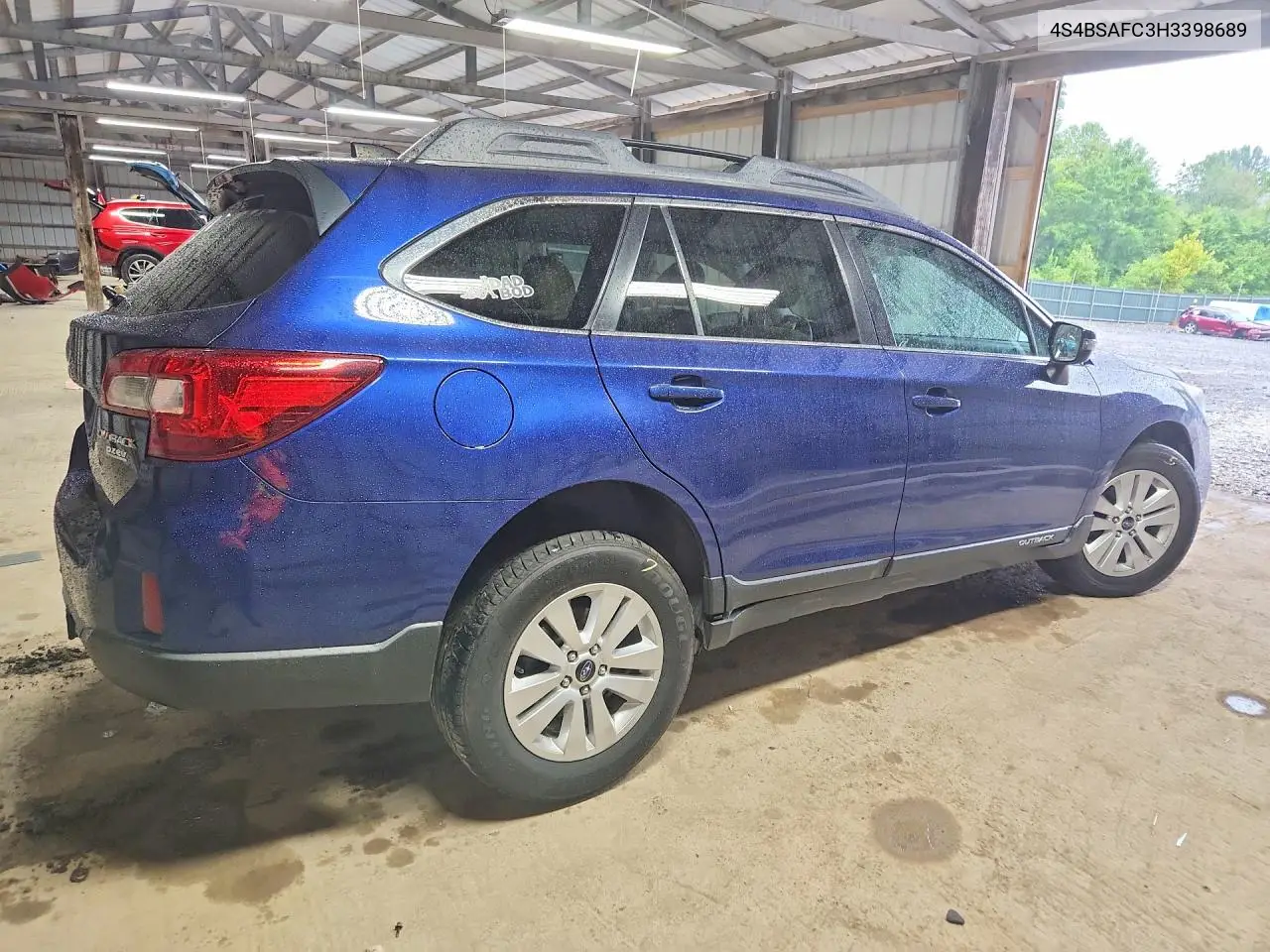 2017 Subaru Outback 2.5I Premium VIN: 4S4BSAFC3H3398689 Lot: 60148656