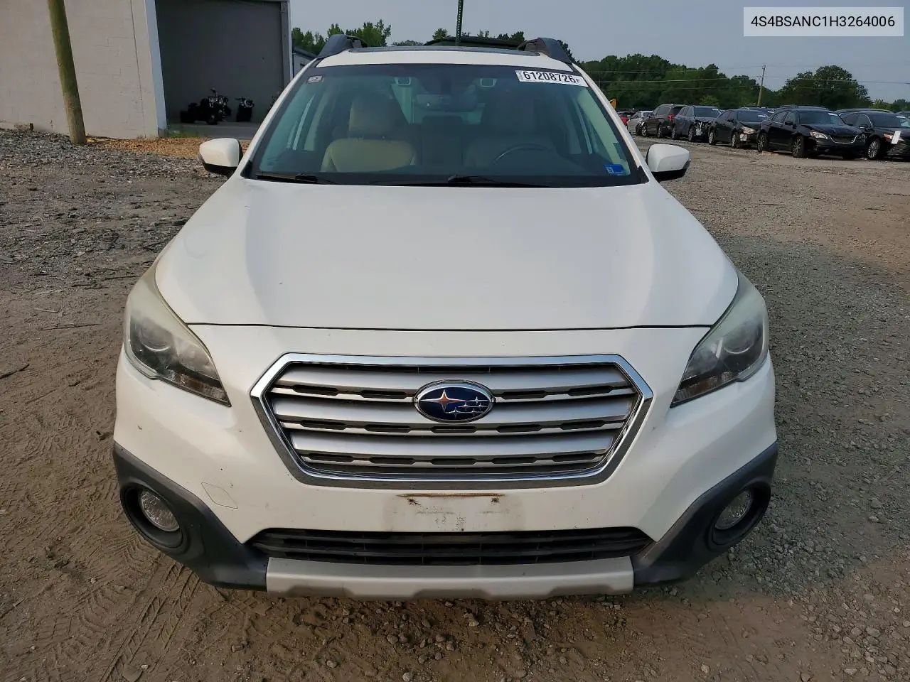 2017 Subaru Outback 2.5I Limited VIN: 4S4BSANC1H3264006 Lot: 61208726