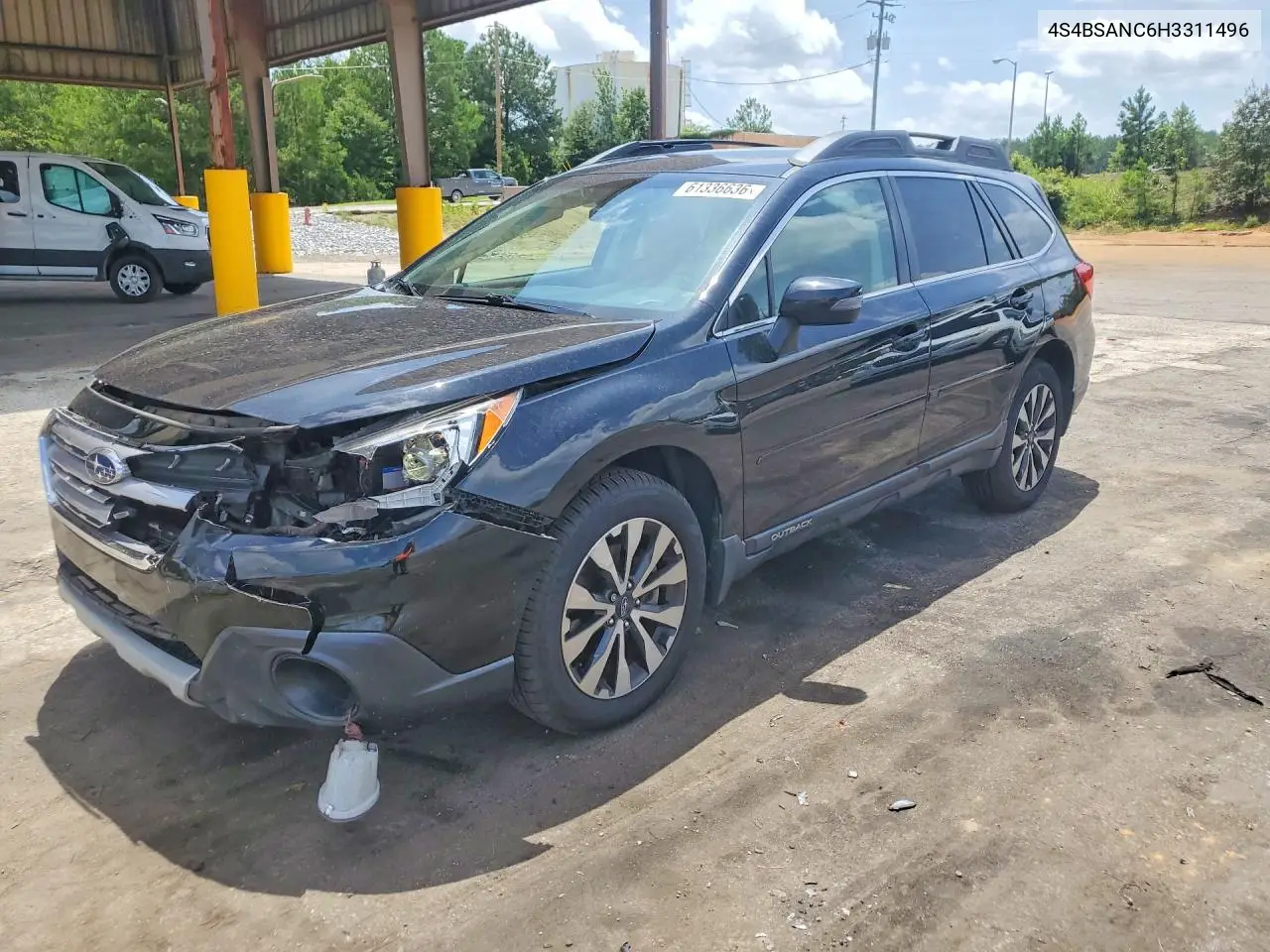 2017 Subaru Outback 2.5I Limited VIN: 4S4BSANC6H3311496 Lot: 61336636