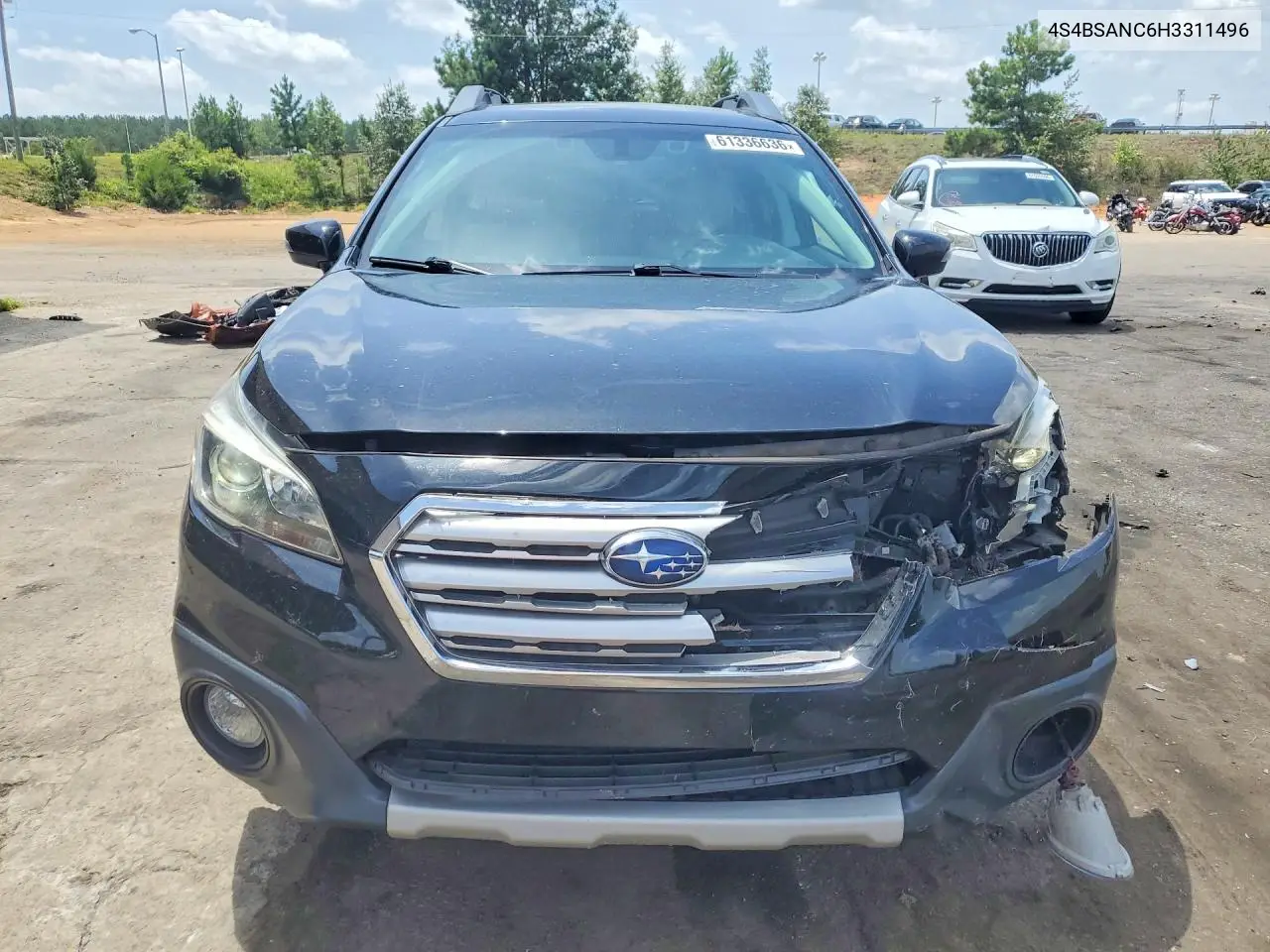 2017 Subaru Outback 2.5I Limited VIN: 4S4BSANC6H3311496 Lot: 61336636