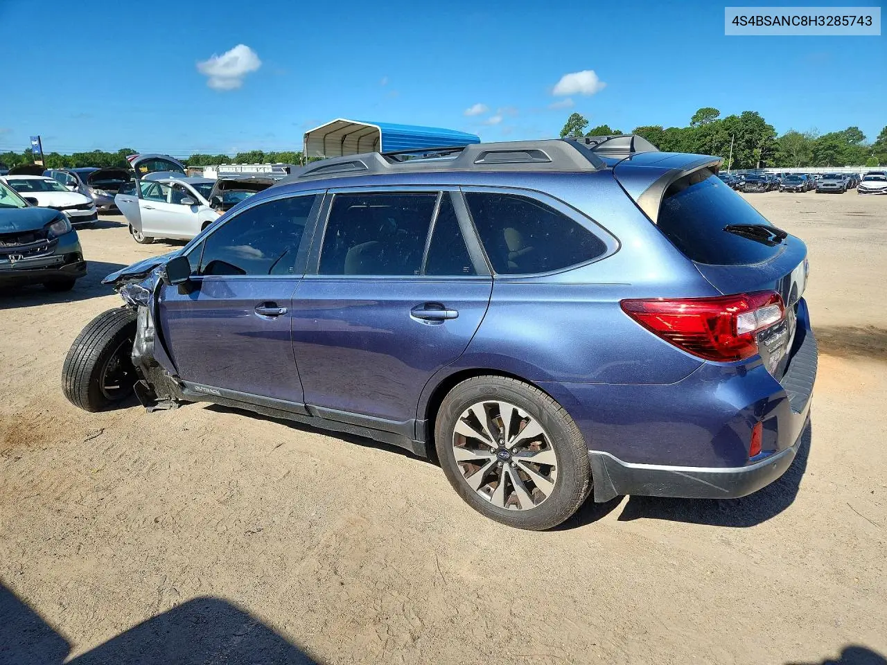 2017 Subaru Outback 2.5I Limited VIN: 4S4BSANC8H3285743 Lot: 61408916