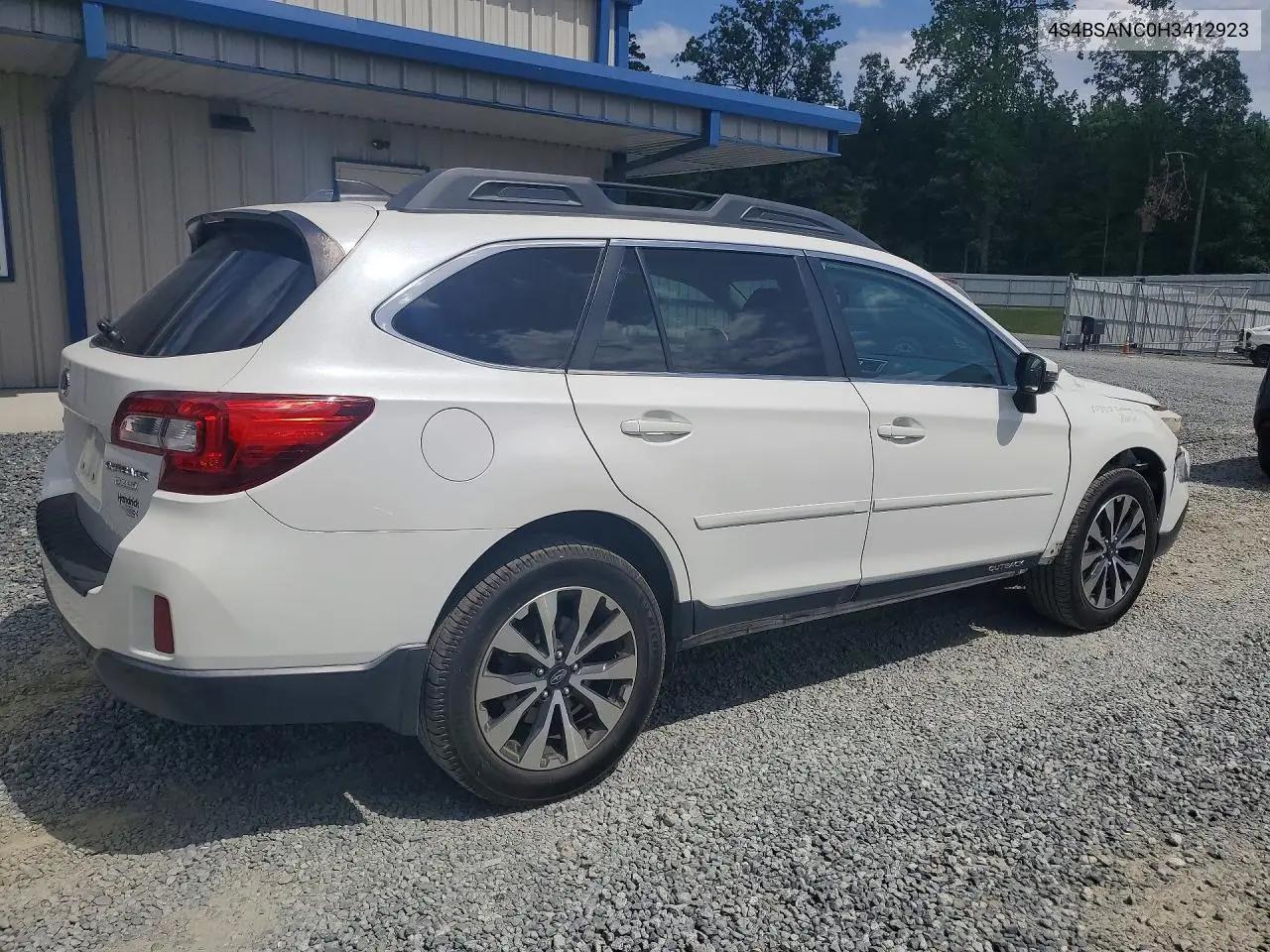 2017 Subaru Outback 2.5I Limited VIN: 4S4BSANC0H3412923 Lot: 61575136
