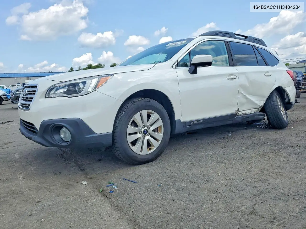 2017 Subaru Outback 2.5I Premium VIN: 4S4BSACC1H3404204 Lot: 61637226