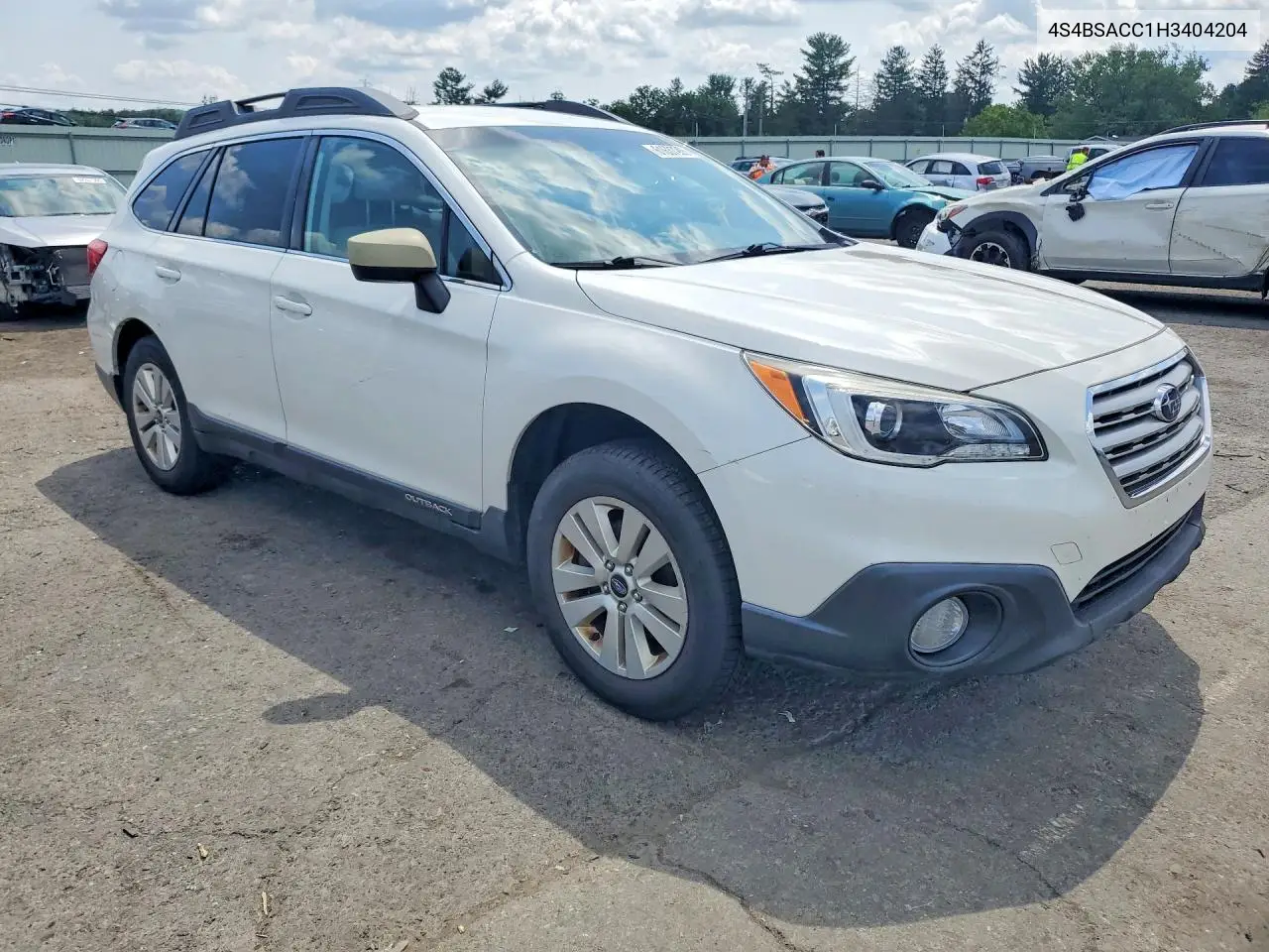 2017 Subaru Outback 2.5I Premium VIN: 4S4BSACC1H3404204 Lot: 61637226