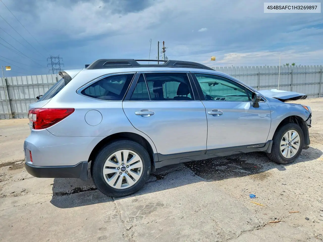2017 Subaru Outback 2.5I Premium VIN: 4S4BSAFC1H3269897 Lot: 61804906