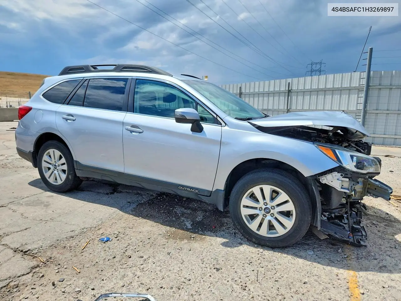 2017 Subaru Outback 2.5I Premium VIN: 4S4BSAFC1H3269897 Lot: 61804906