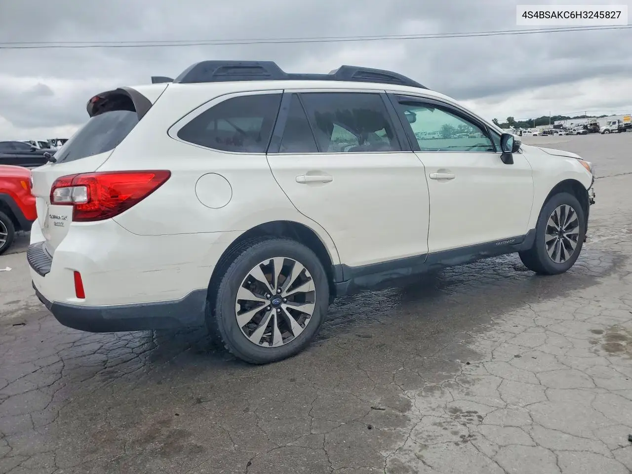 2017 Subaru Outback 2.5I Limited VIN: 4S4BSAKC6H3245827 Lot: 61818946