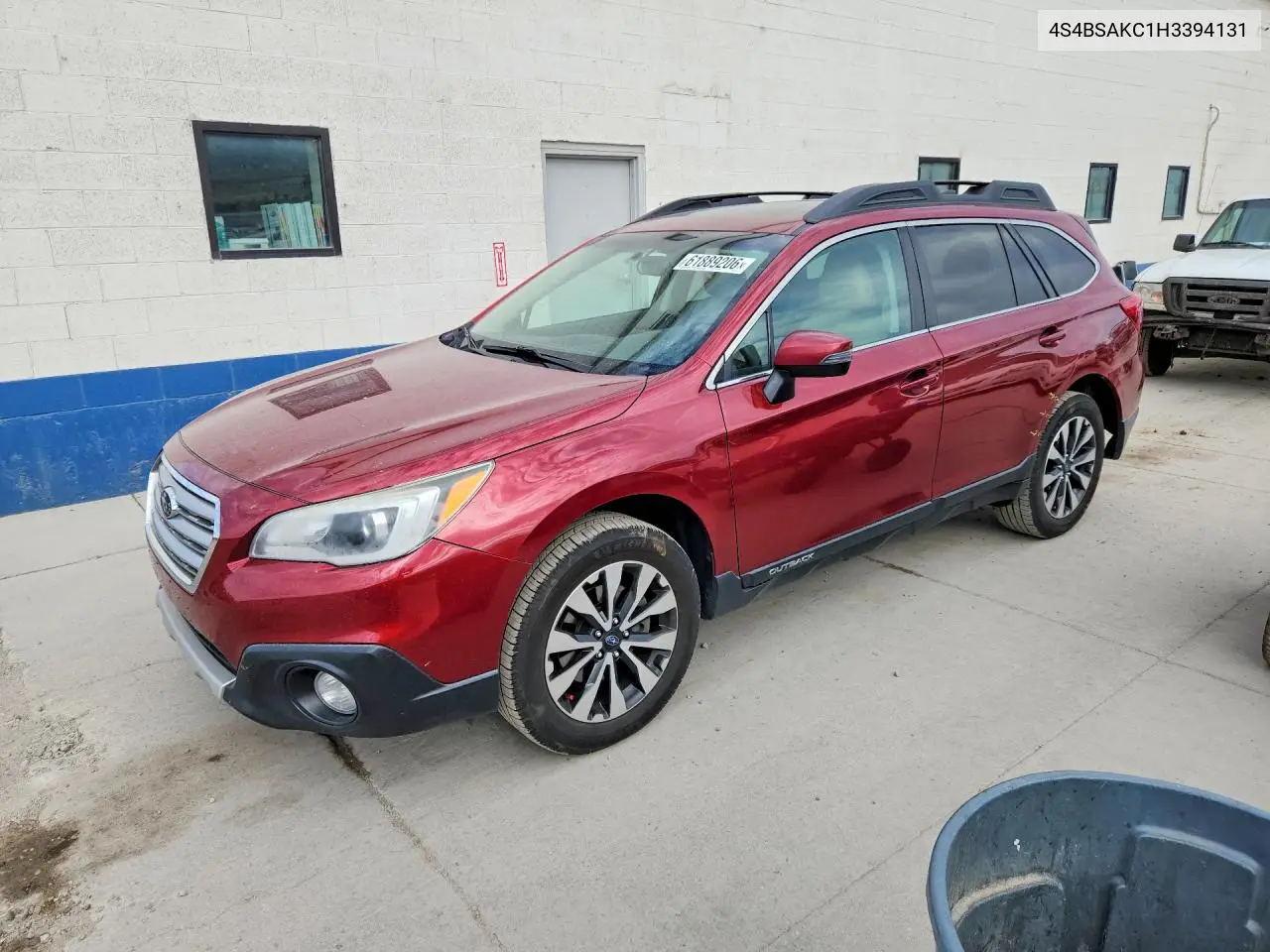 2017 Subaru Outback 2.5I Limited VIN: 4S4BSAKC1H3394131 Lot: 61889206
