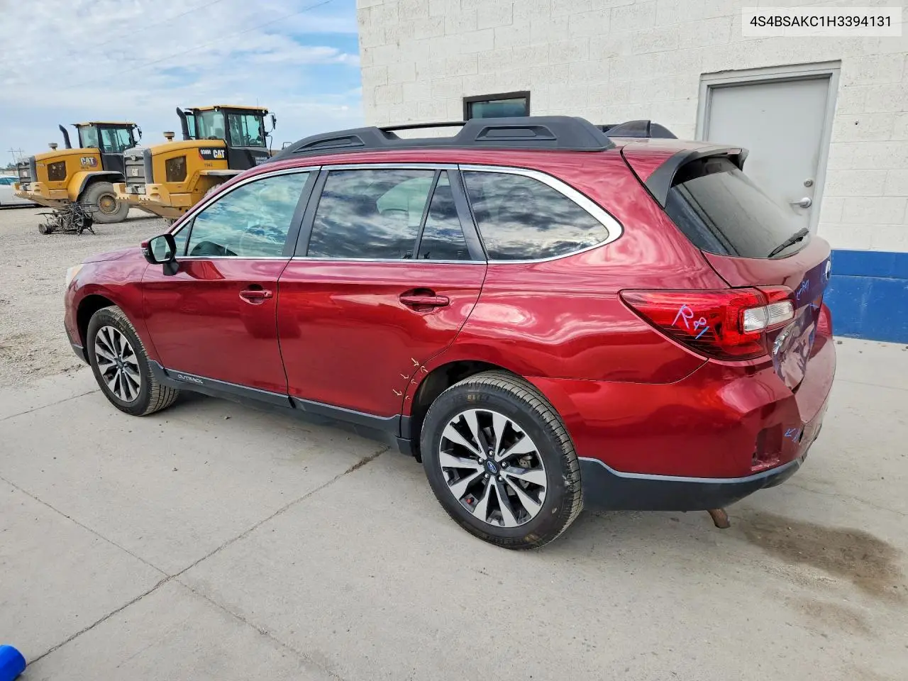 2017 Subaru Outback 2.5I Limited VIN: 4S4BSAKC1H3394131 Lot: 61889206