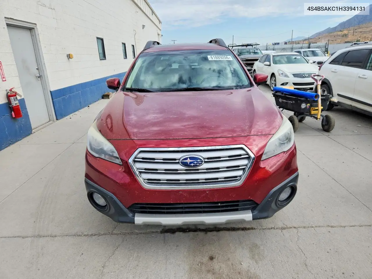 2017 Subaru Outback 2.5I Limited VIN: 4S4BSAKC1H3394131 Lot: 61889206
