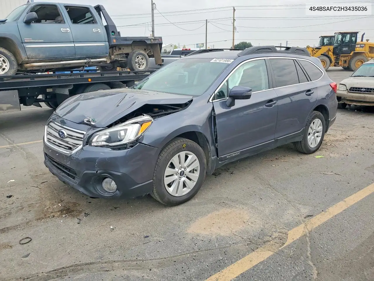 2017 Subaru Outback 2.5I Premium VIN: 4S4BSAFC2H3435036 Lot: 62101986