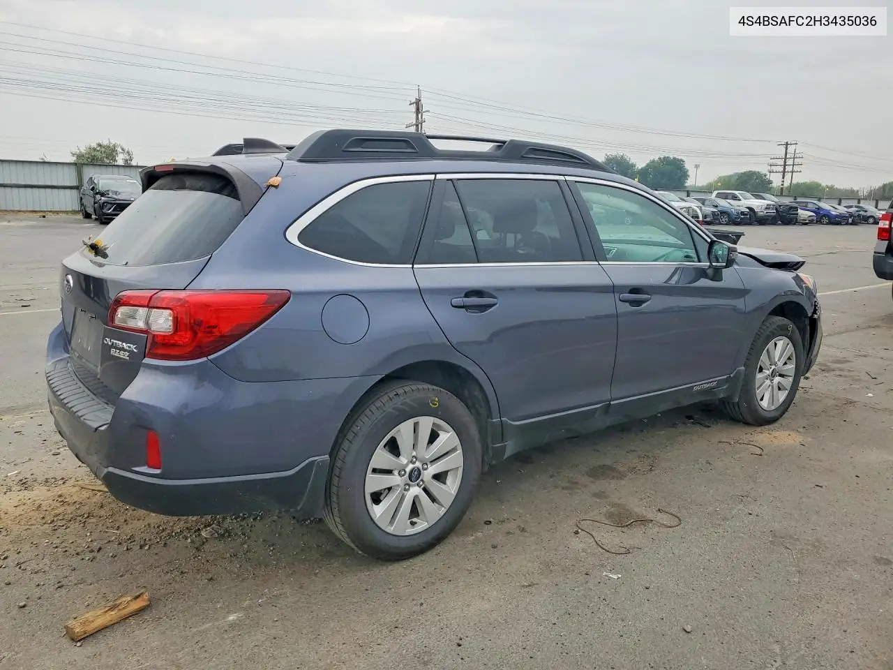 2017 Subaru Outback 2.5I Premium VIN: 4S4BSAFC2H3435036 Lot: 62101986