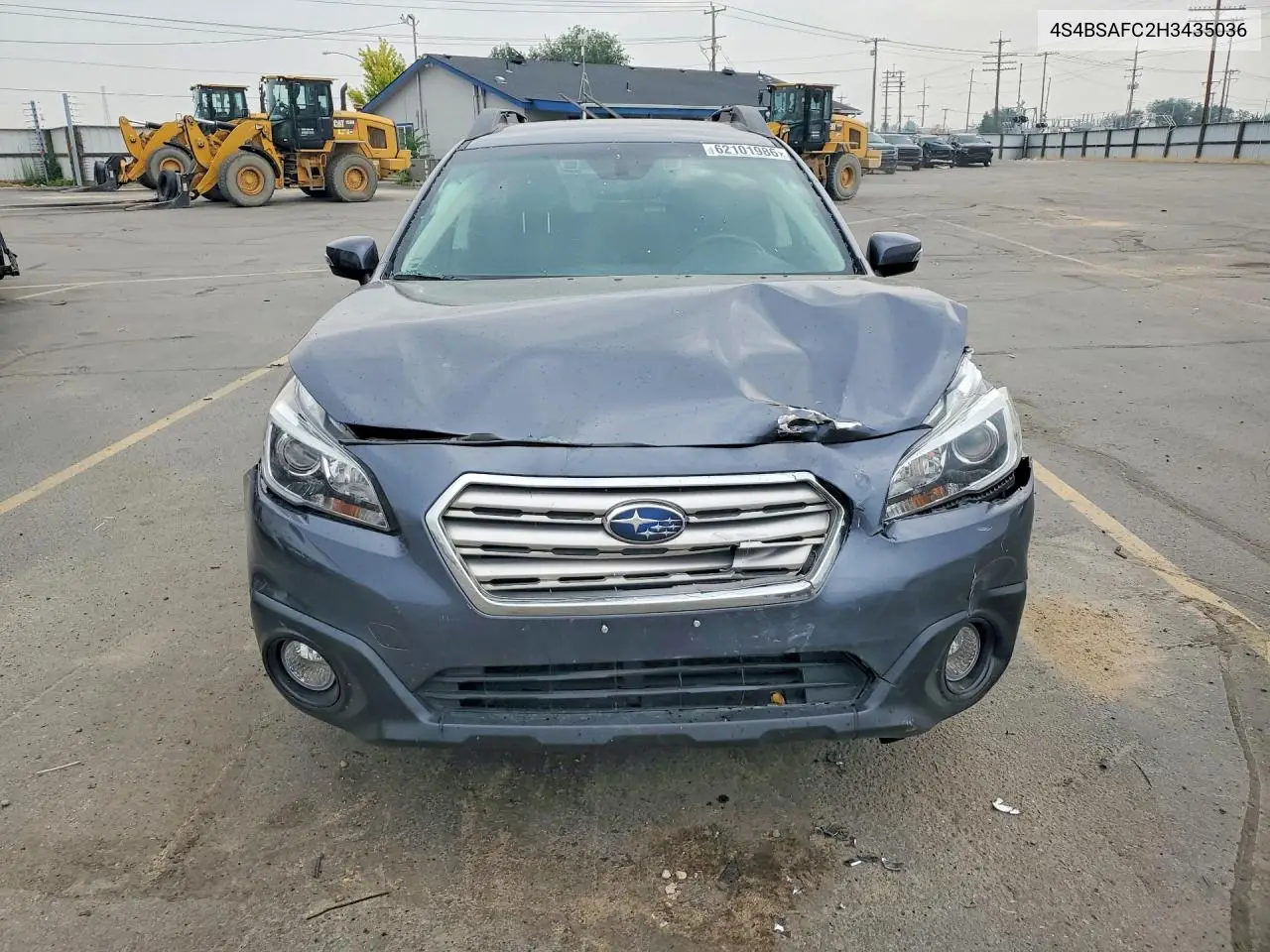 2017 Subaru Outback 2.5I Premium VIN: 4S4BSAFC2H3435036 Lot: 62101986