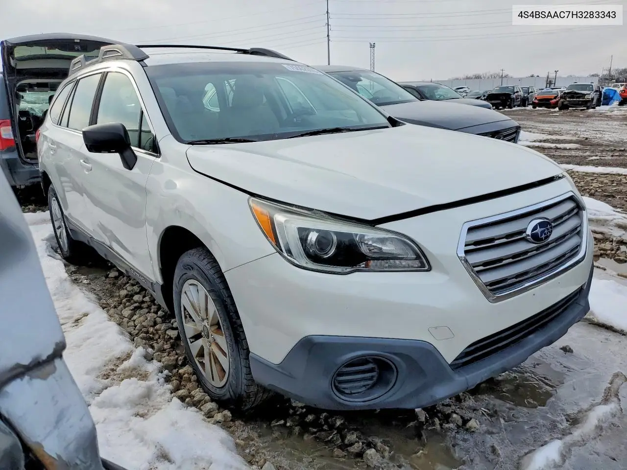 2017 Subaru Outback 2.5I VIN: 4S4BSAAC7H3283343 Lot: 75562005