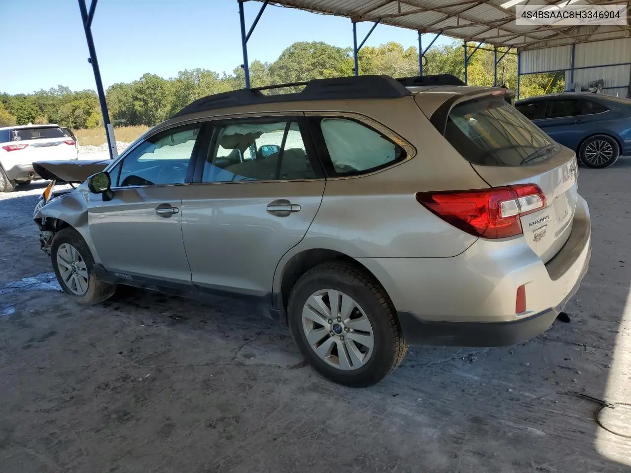4S4BSAAC8H3346904 2017 Subaru Outback 2.5I