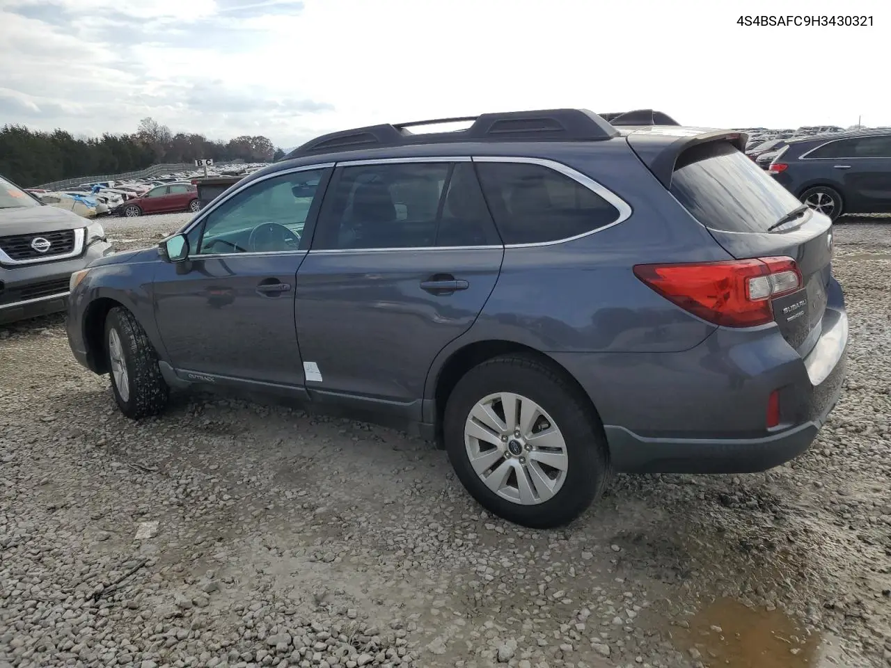4S4BSAFC9H3430321 2017 Subaru Outback 2.5I Premium