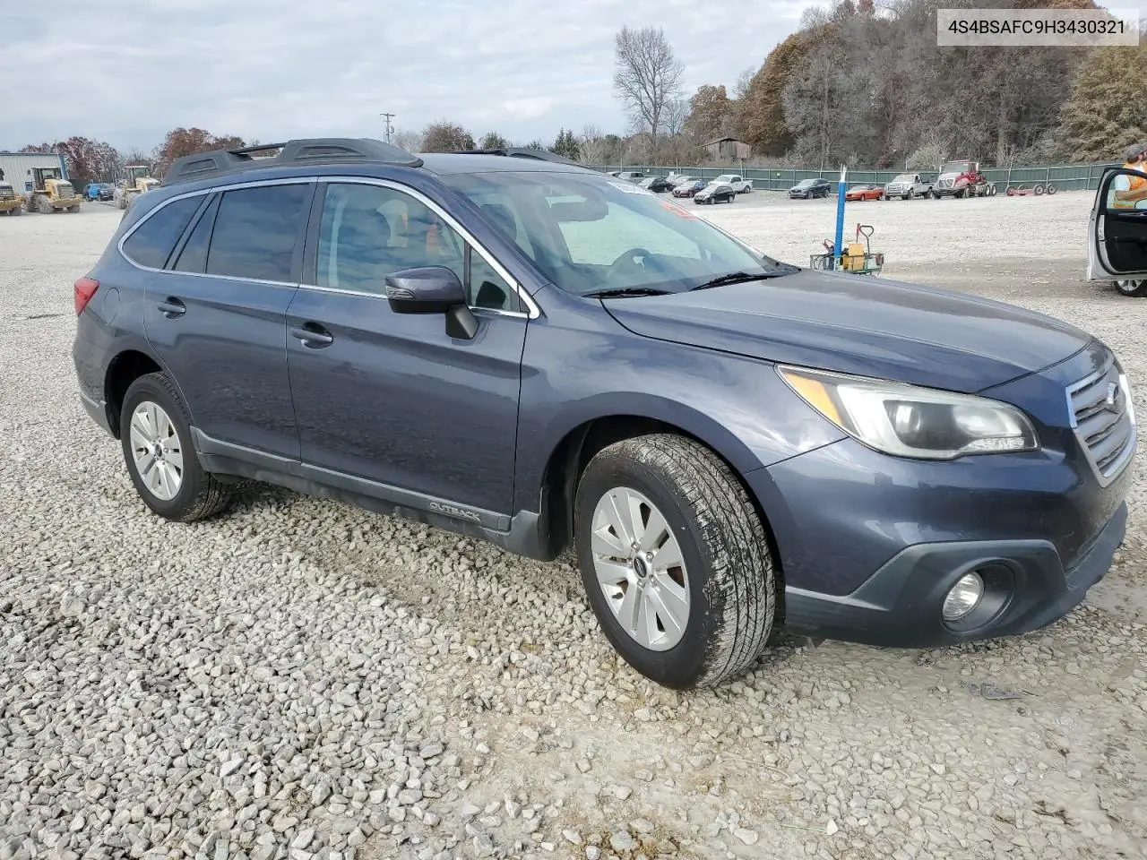 4S4BSAFC9H3430321 2017 Subaru Outback 2.5I Premium
