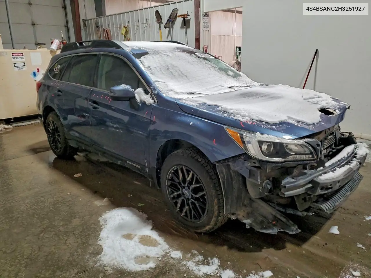 4S4BSANC2H3251927 2017 Subaru Outback 2.5I Limited