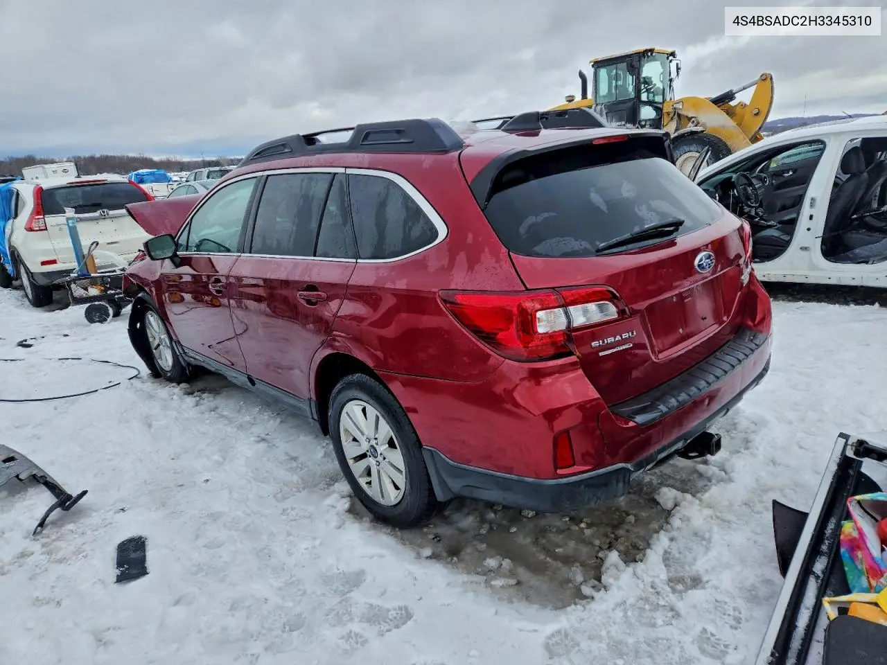 4S4BSADC2H3345310 2017 Subaru Outback 2.5I Premium