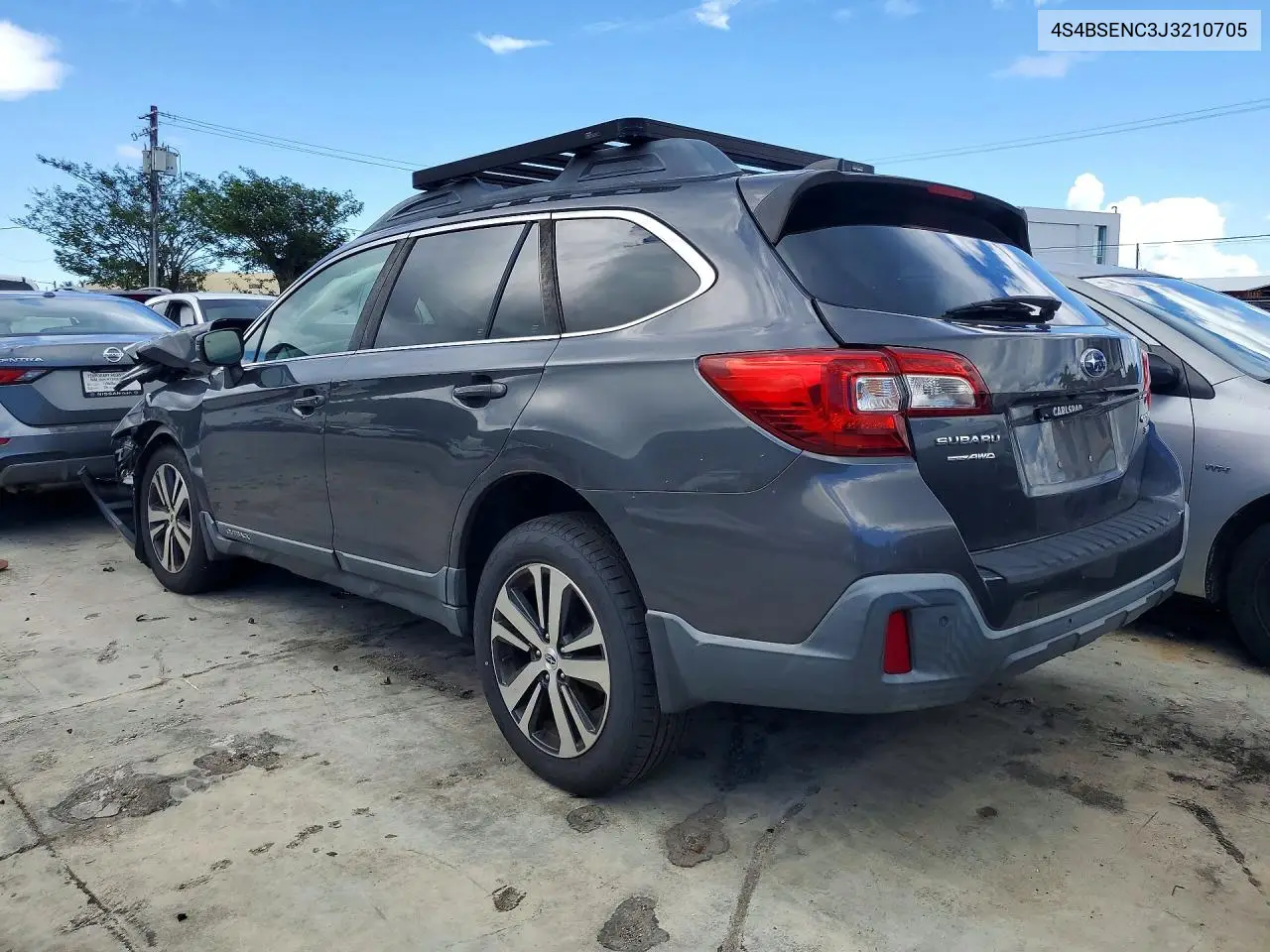 2018 Subaru Outback 3.6R Limited VIN: 4S4BSENC3J3210705 Lot: 56032016