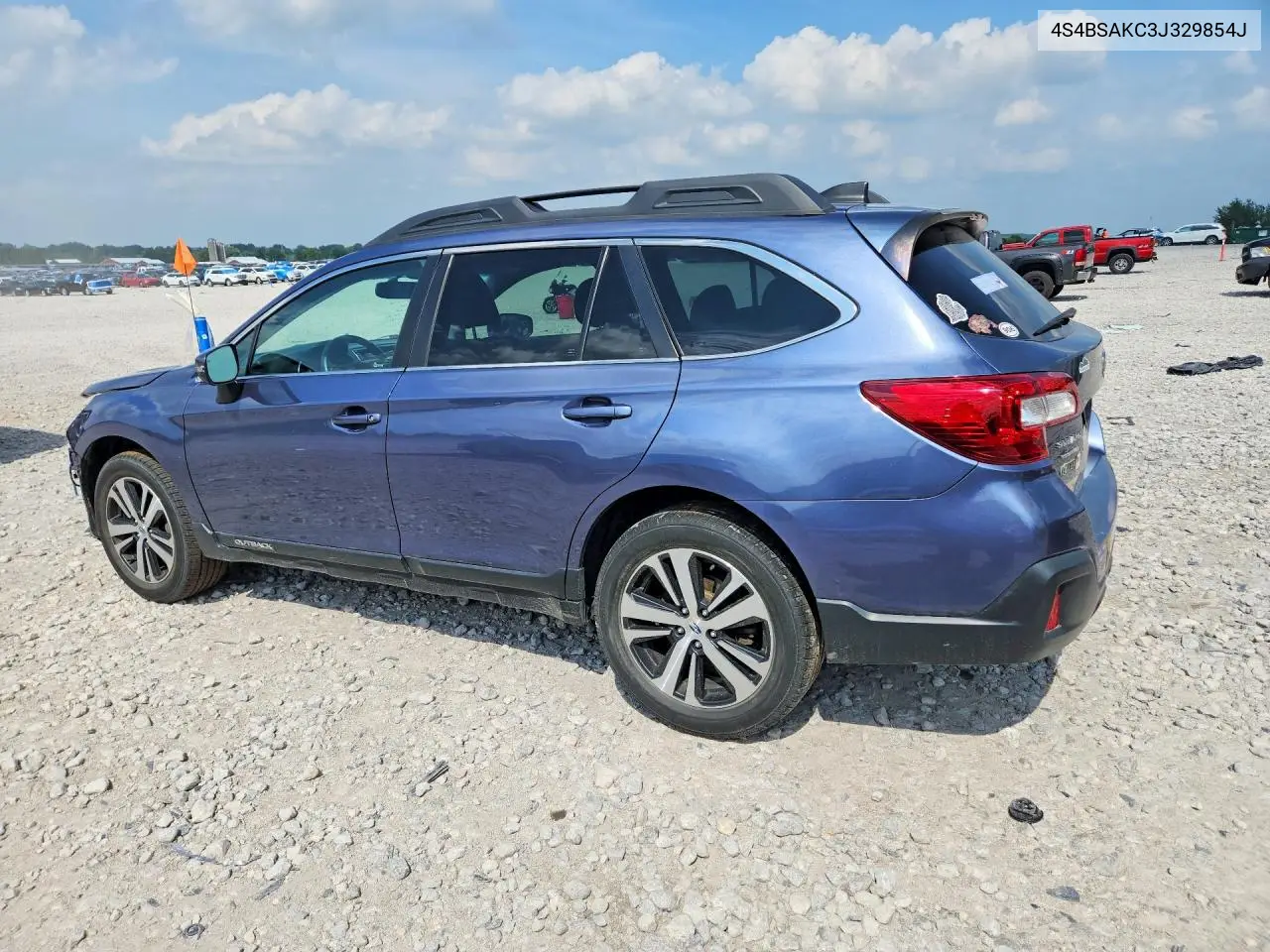 2018 Subaru Outback 2.5I Limited VIN: 4S4BSAKC3J329854J Lot: 59054476