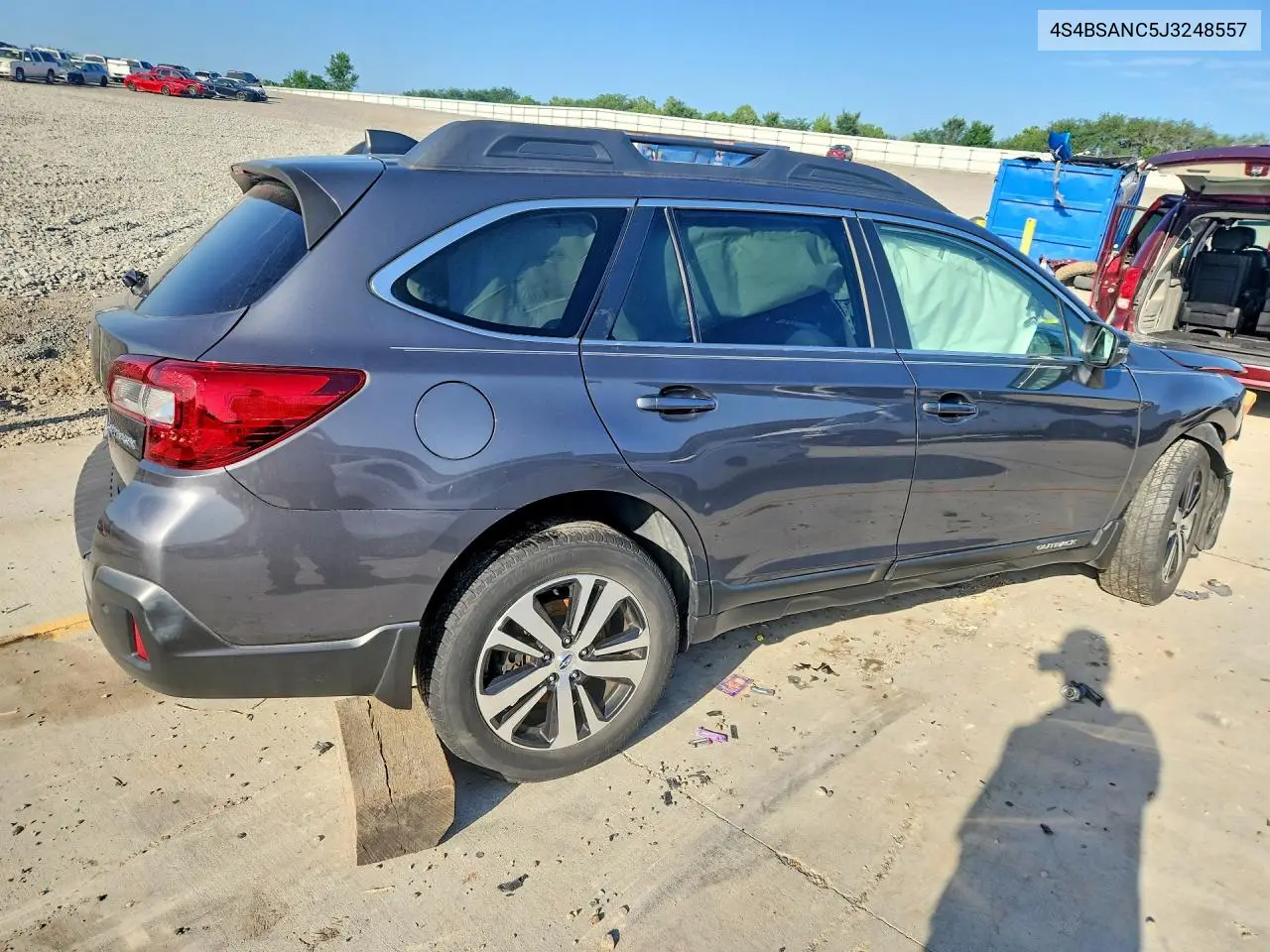 2018 Subaru Outback 2.5I Limited VIN: 4S4BSANC5J3248557 Lot: 59632496