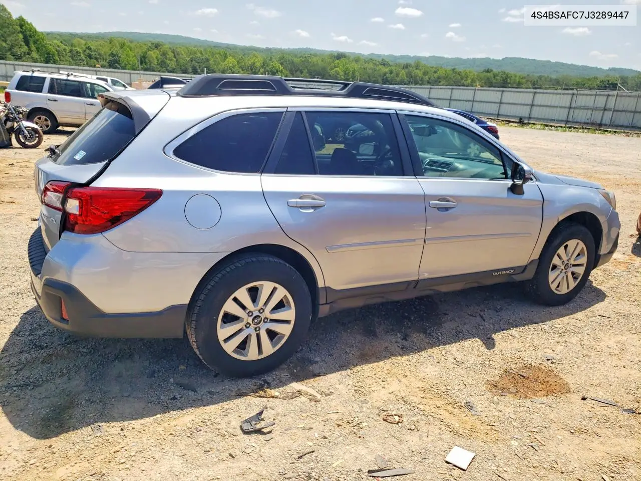 2018 Subaru Outback 2.5I Premium VIN: 4S4BSAFC7J3289447 Lot: 59644676