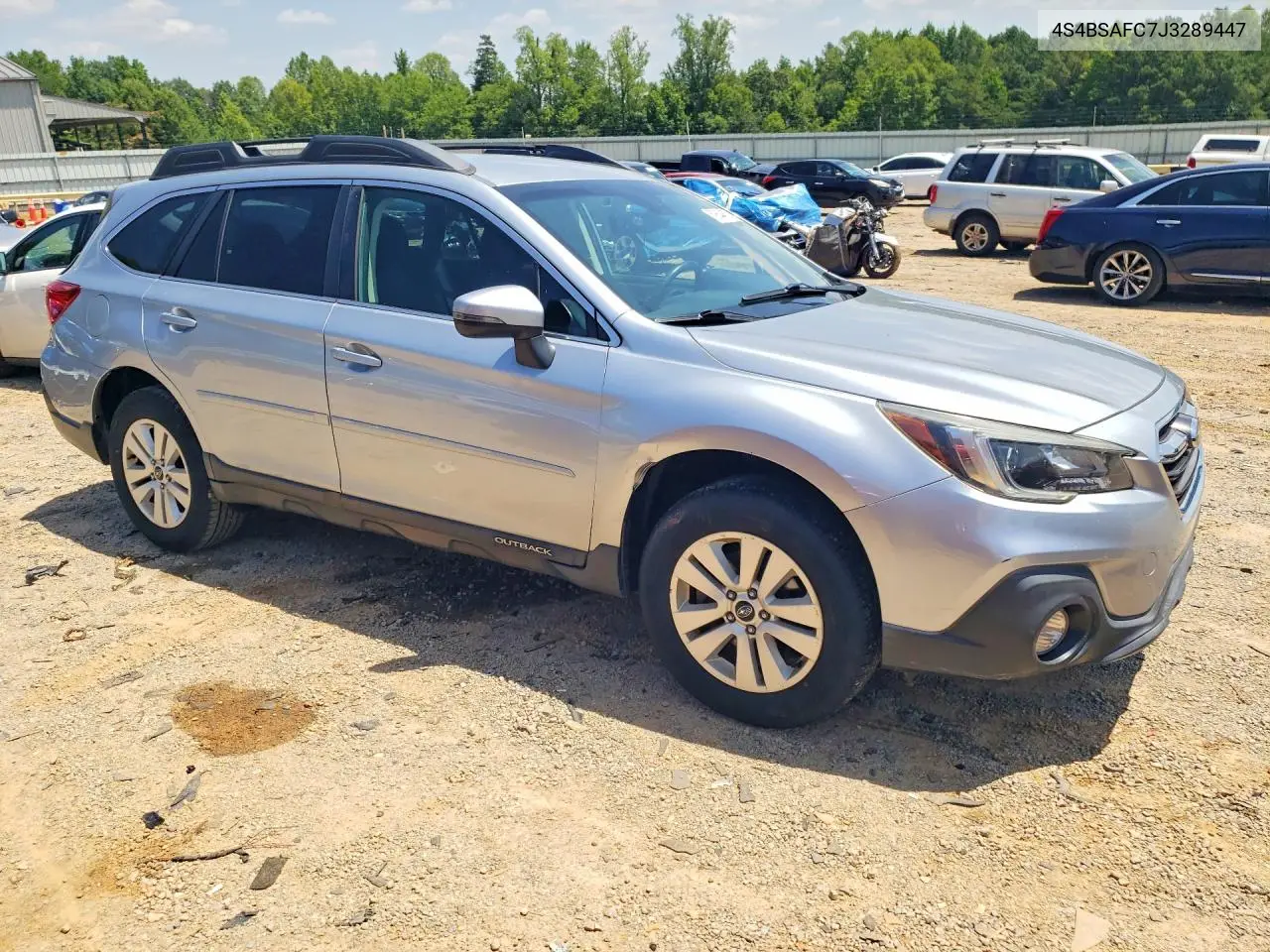 2018 Subaru Outback 2.5I Premium VIN: 4S4BSAFC7J3289447 Lot: 59644676