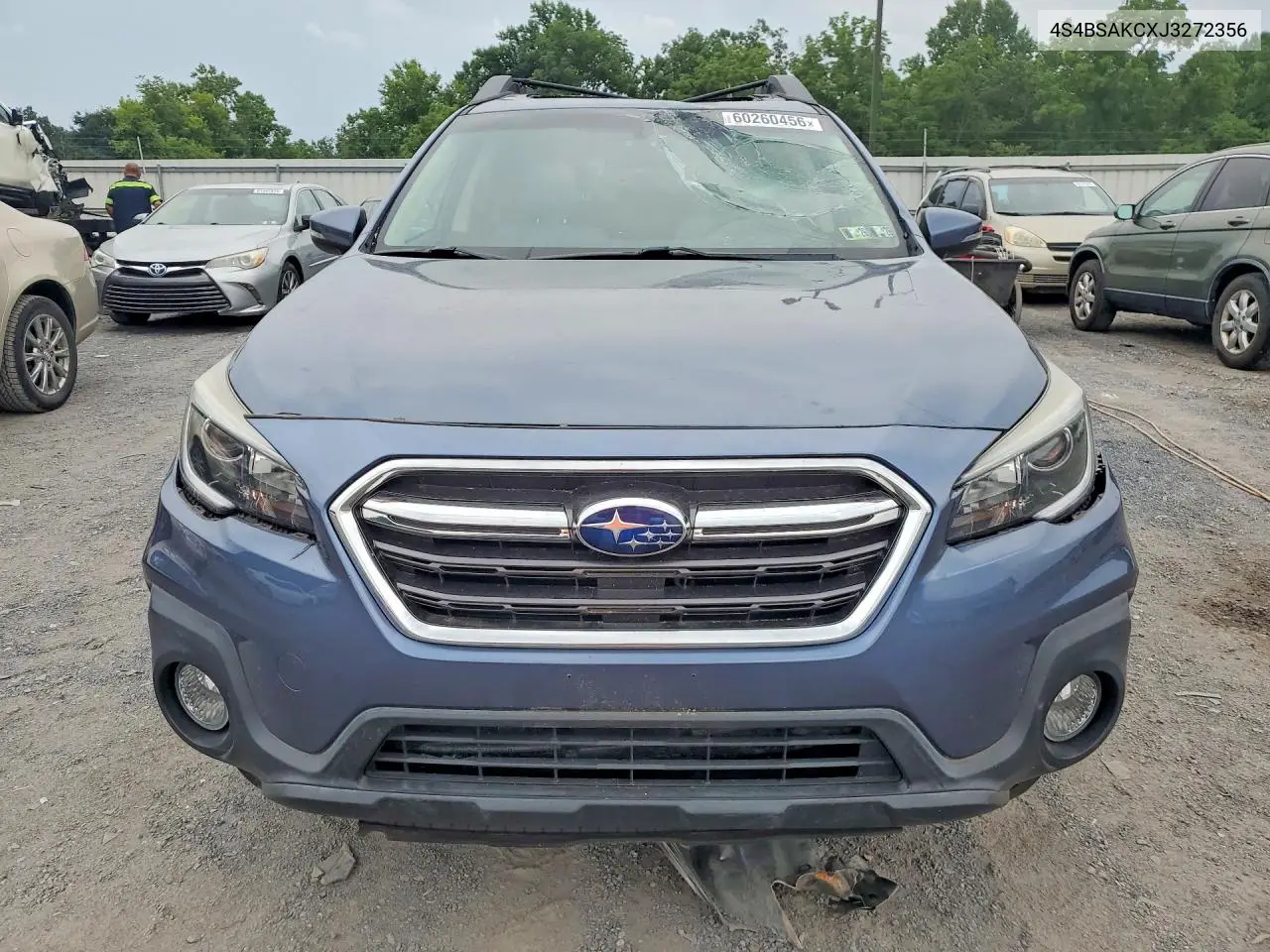 2018 Subaru Outback 2.5I Limited VIN: 4S4BSAKCXJ3272356 Lot: 60260456
