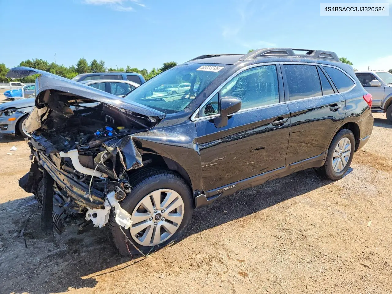 2018 Subaru Outback 2.5I Premium VIN: 4S4BSACC3J3320584 Lot: 60417716