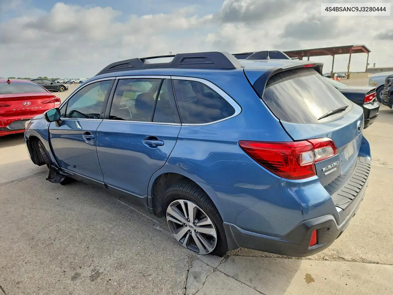 2018 Subaru Outback 2.5I Limited VIN: 4S4BSANC9J3280444 Lot: 61330706