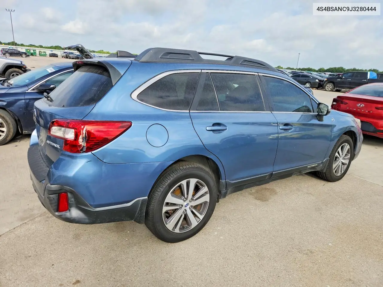 2018 Subaru Outback 2.5I Limited VIN: 4S4BSANC9J3280444 Lot: 61330706