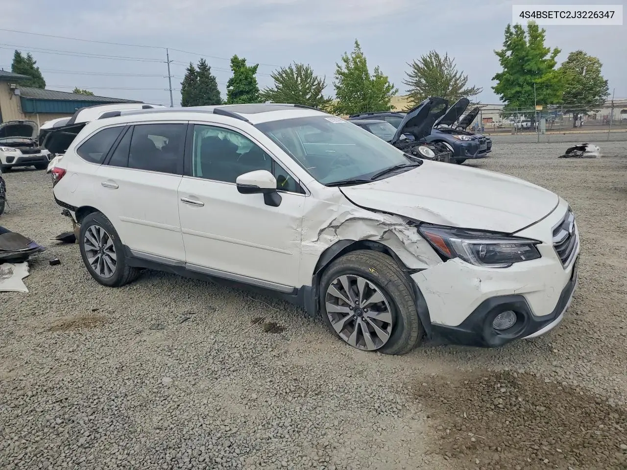 2018 Subaru Outback Touring VIN: 4S4BSETC2J3226347 Lot: 61360386