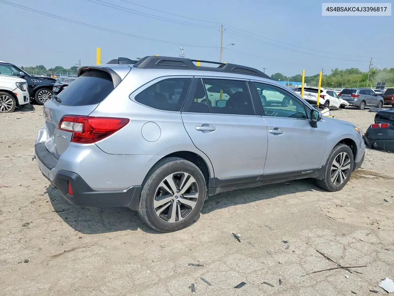 2018 Subaru Outback 2.5I Limited VIN: 4S4BSAKC4J3396817 Lot: 61390356