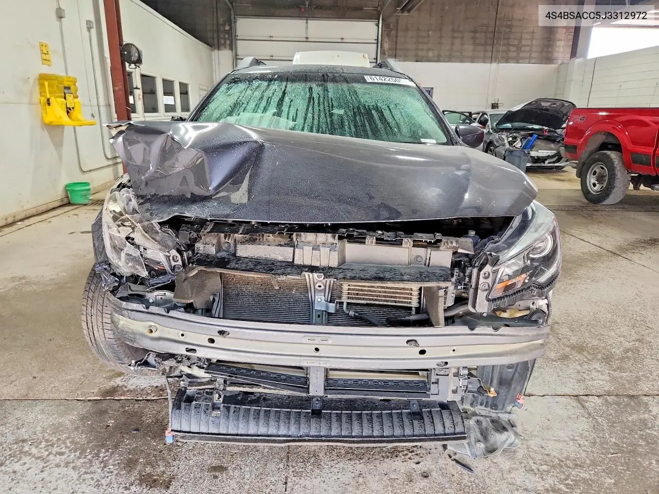 2018 Subaru Outback 2.5I Premium VIN: 4S4BSACC5J3312972 Lot: 61422506