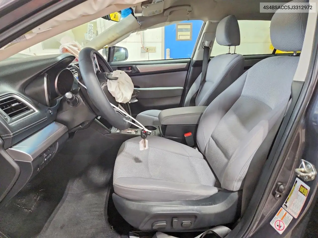 2018 Subaru Outback 2.5I Premium VIN: 4S4BSACC5J3312972 Lot: 61422506