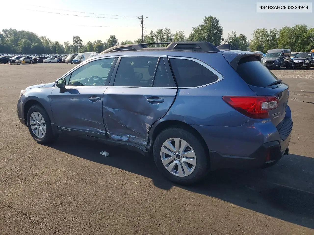 2018 Subaru Outback 2.5I Premium VIN: 4S4BSAHC8J3224944 Lot: 61553716