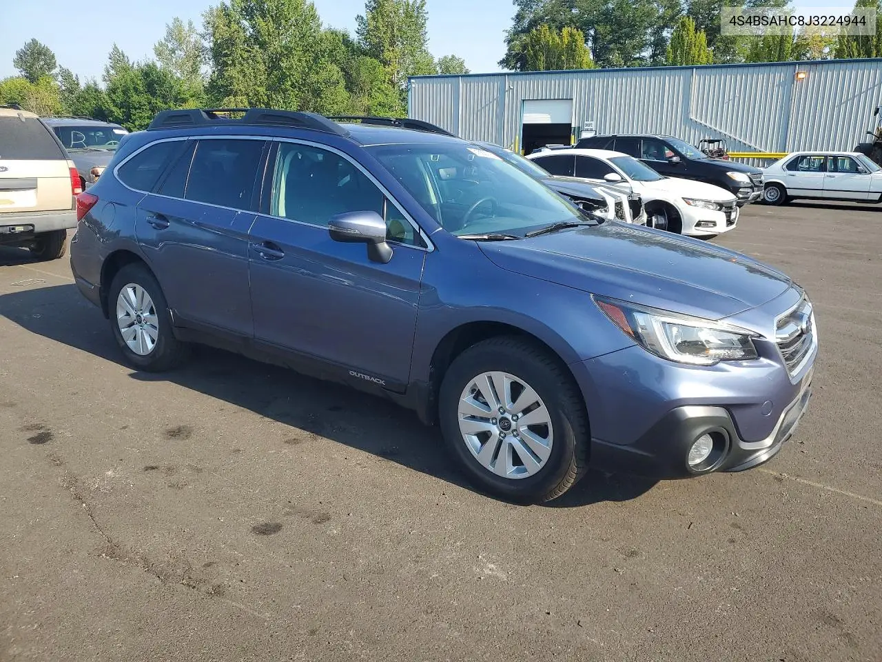 2018 Subaru Outback 2.5I Premium VIN: 4S4BSAHC8J3224944 Lot: 61553716