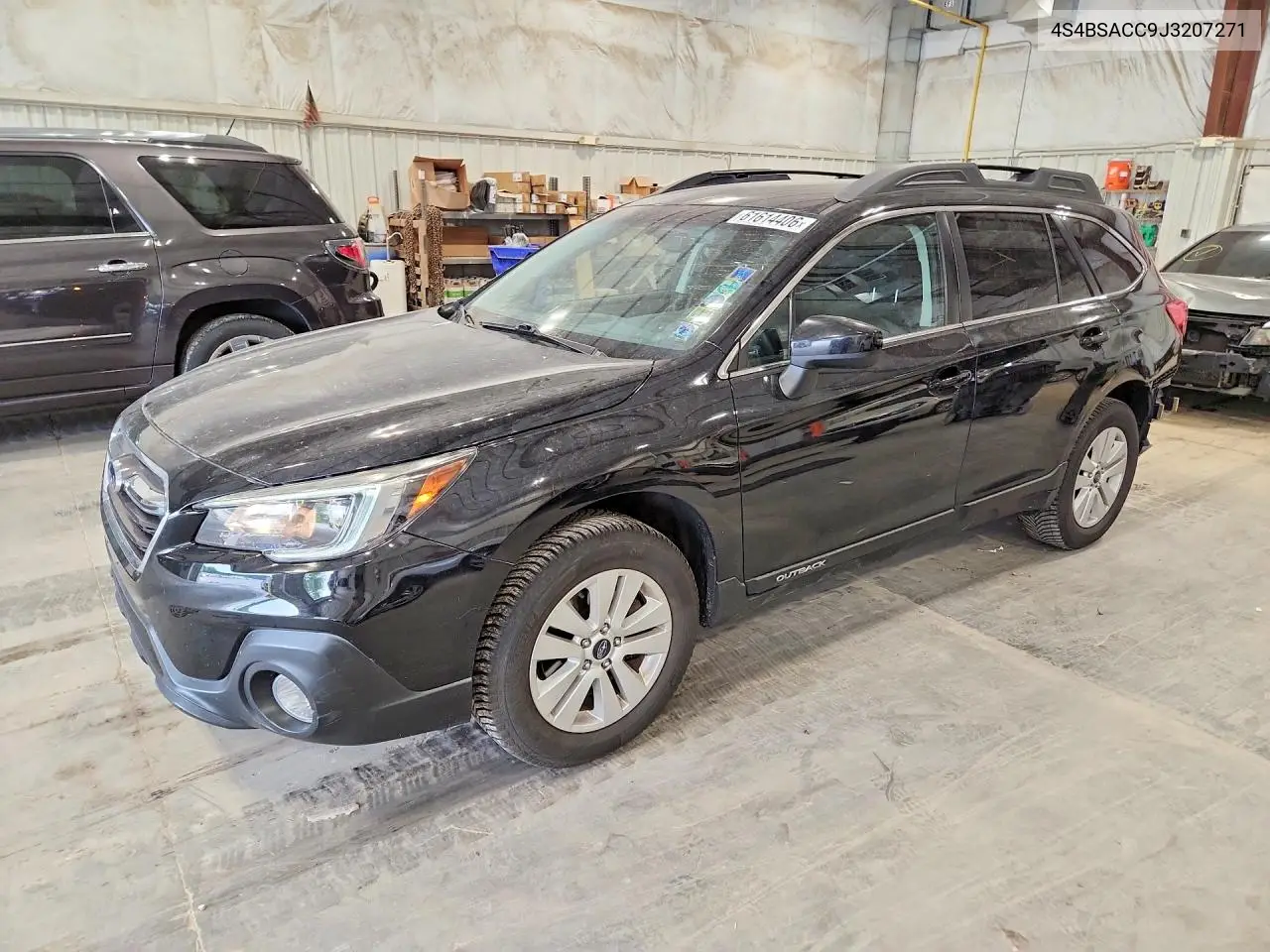 2018 Subaru Outback 2.5I Premium VIN: 4S4BSACC9J3207271 Lot: 61614406