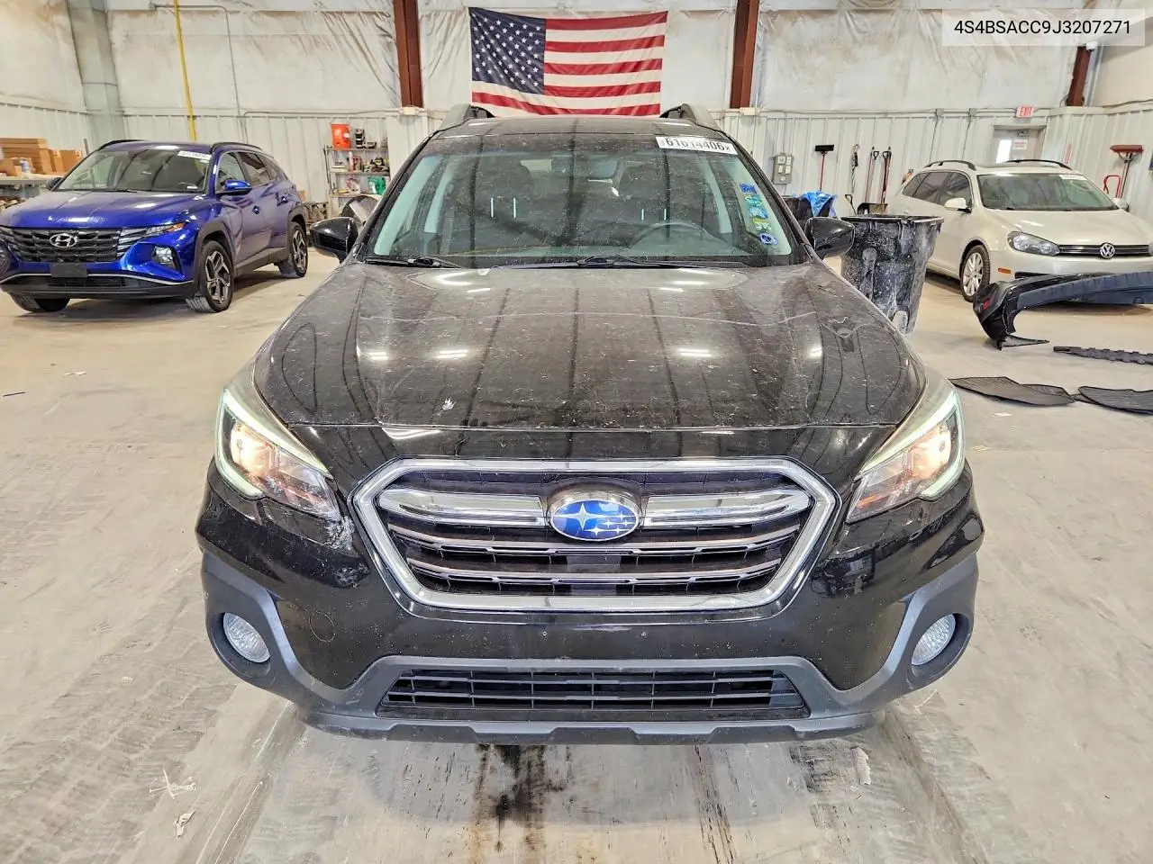 2018 Subaru Outback 2.5I Premium VIN: 4S4BSACC9J3207271 Lot: 61614406