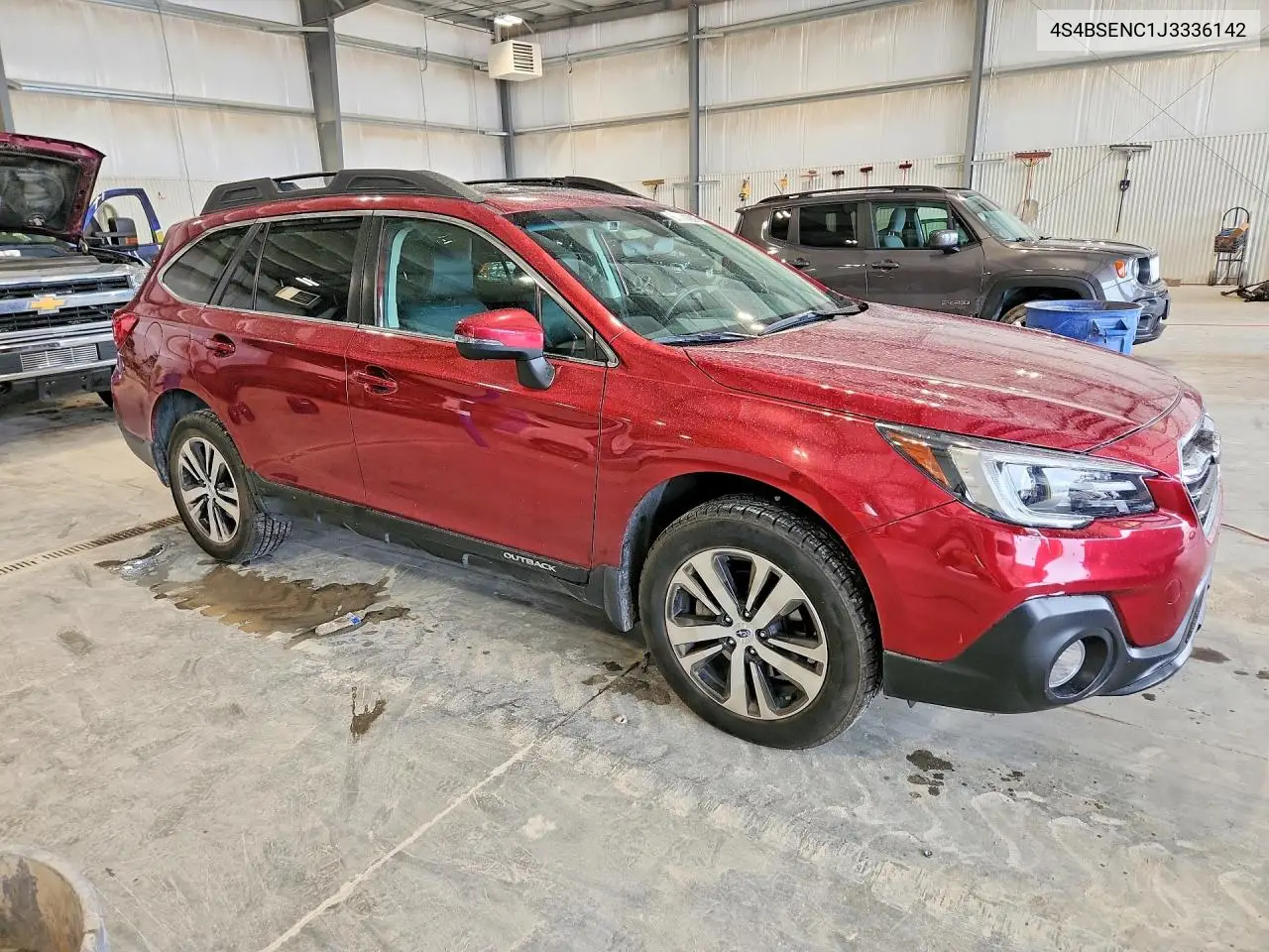 2018 Subaru Outback 3.6R Limited VIN: 4S4BSENC1J3336142 Lot: 61717236