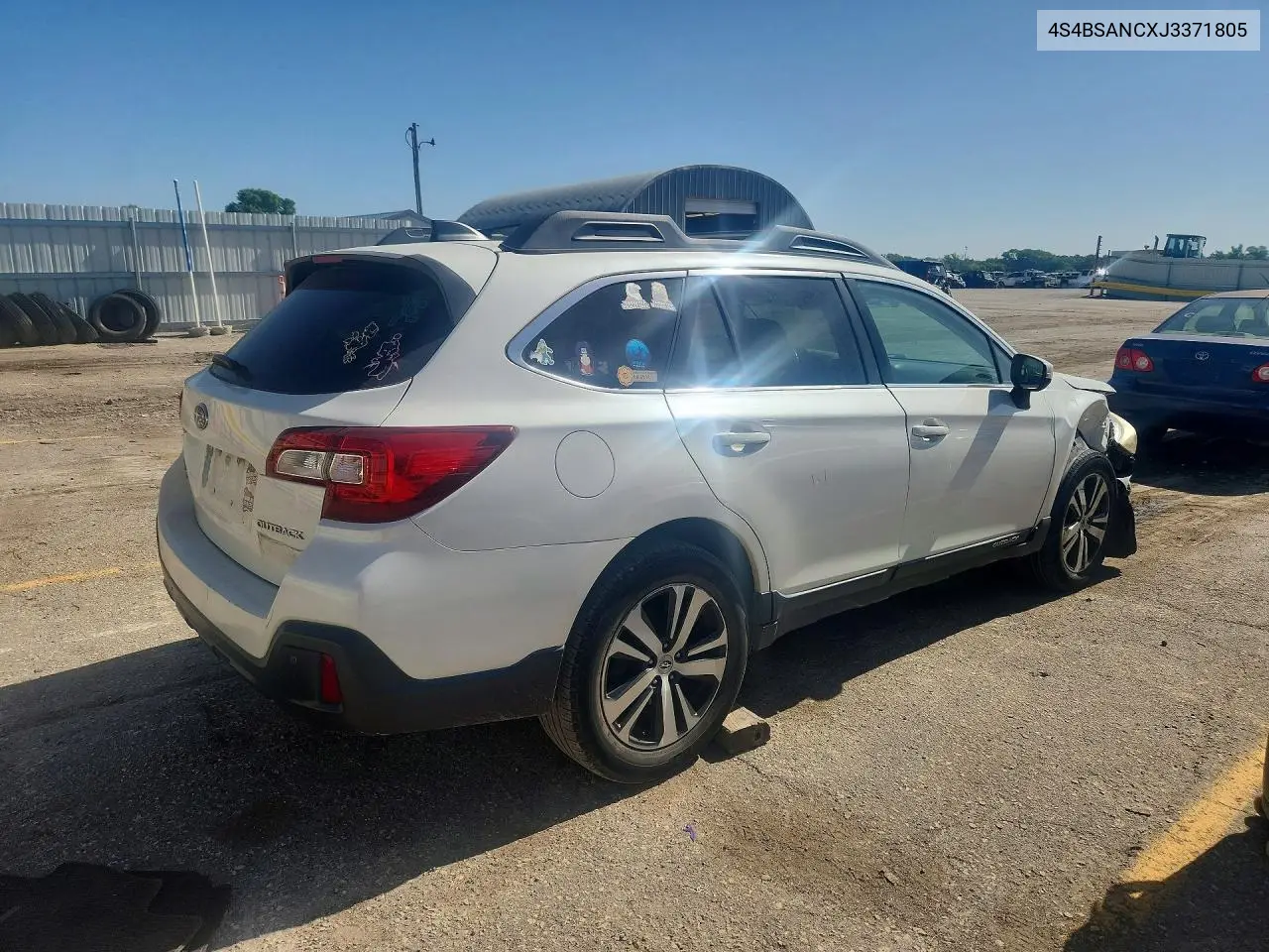 2018 Subaru Outback 2.5I Limited VIN: 4S4BSANCXJ3371805 Lot: 61848356