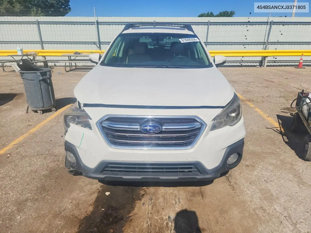 2018 Subaru Outback 2.5I Limited VIN: 4S4BSANCXJ3371805 Lot: 61848356