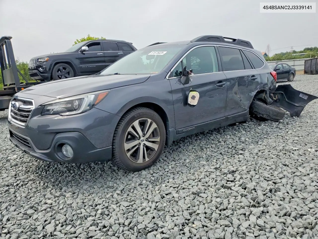 2018 Subaru Outback 2.5I Limited VIN: 4S4BSANC2J3339141 Lot: 61875026