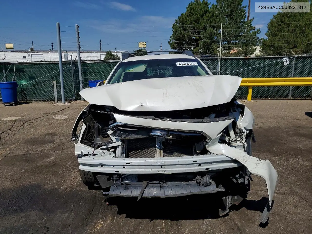 4S4BSACC0J3221317 2018 Subaru Outback 2.5I Premium