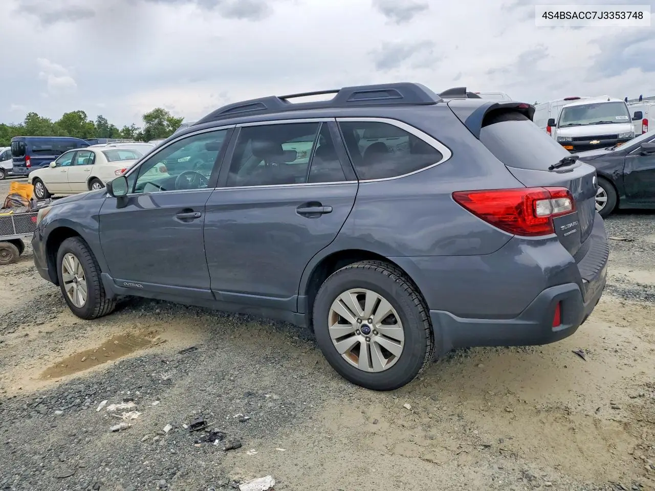 2018 Subaru Outback 2.5I Premium VIN: 4S4BSACC7J3353748 Lot: 61959686