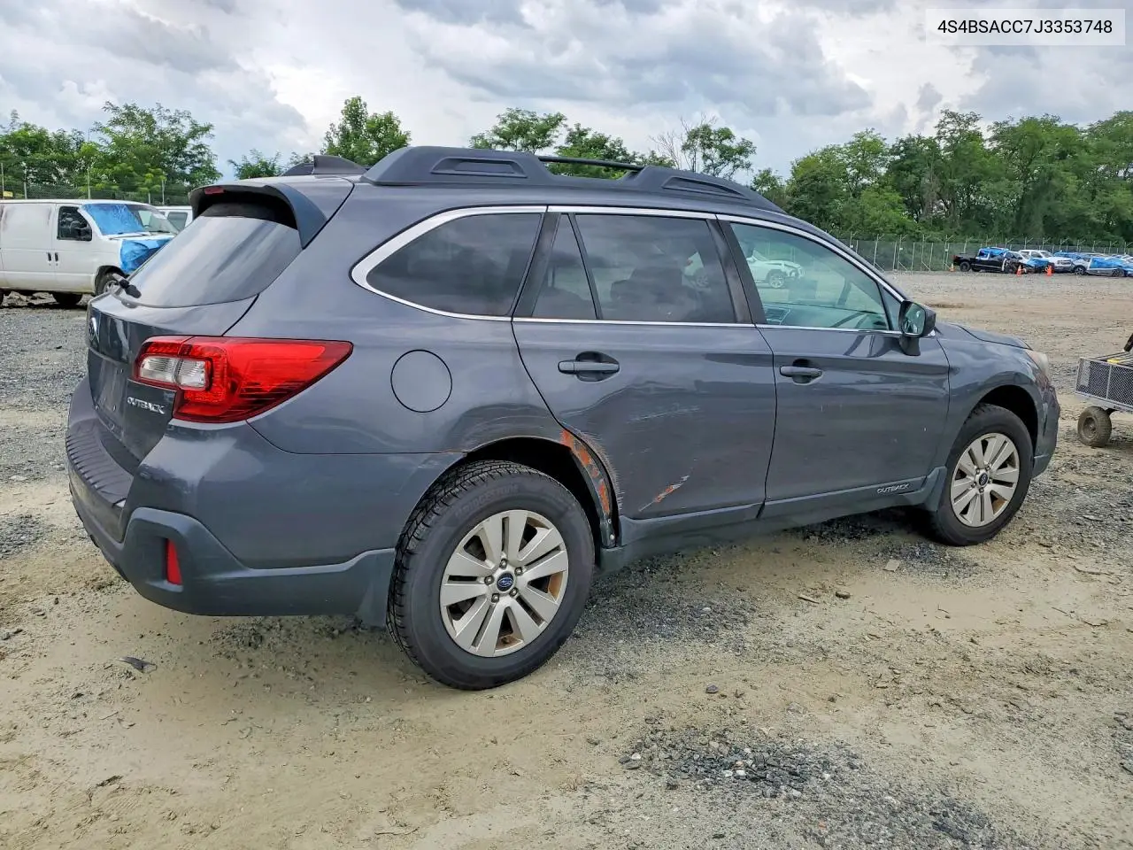 2018 Subaru Outback 2.5I Premium VIN: 4S4BSACC7J3353748 Lot: 61959686