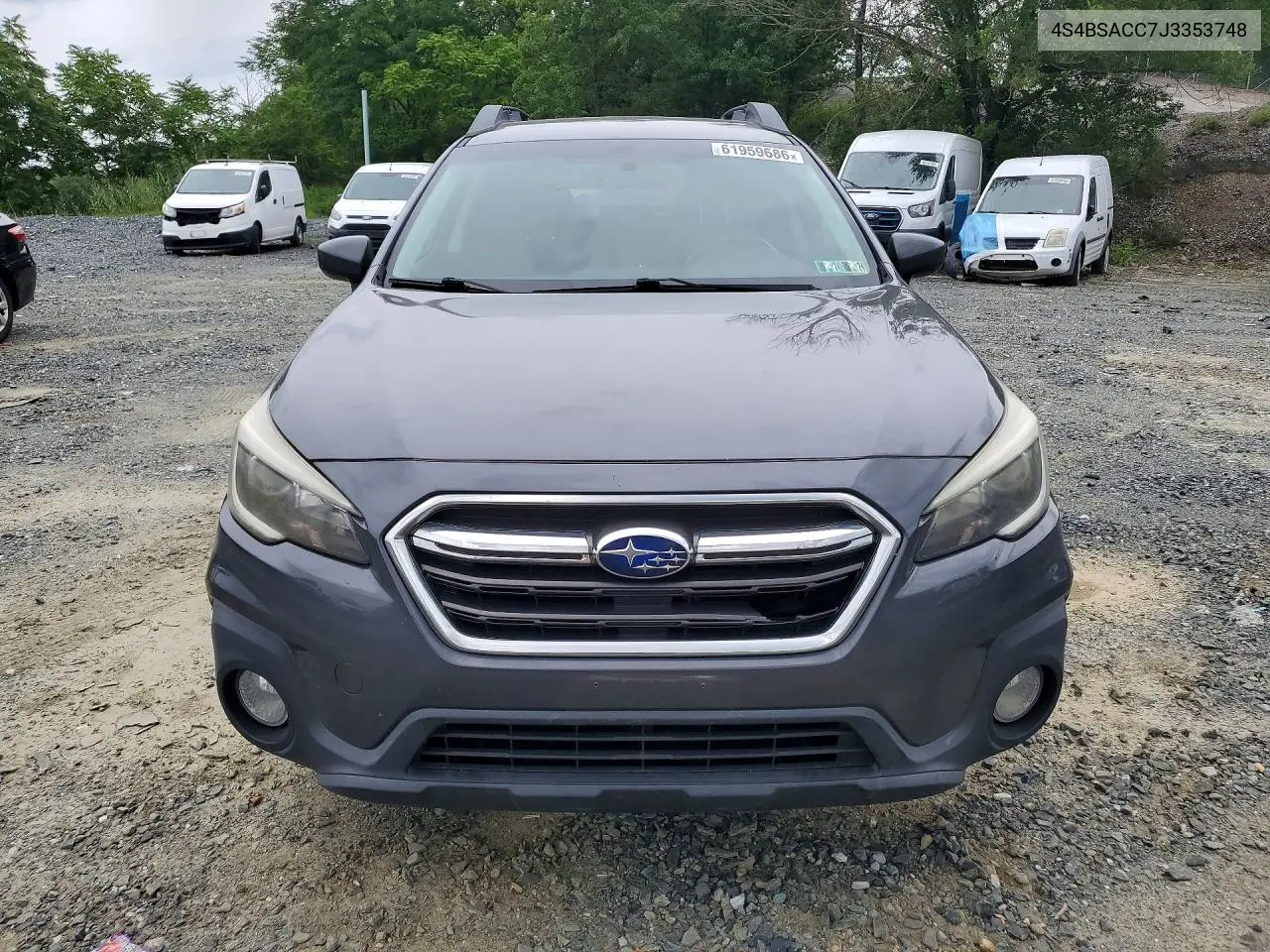 2018 Subaru Outback 2.5I Premium VIN: 4S4BSACC7J3353748 Lot: 61959686