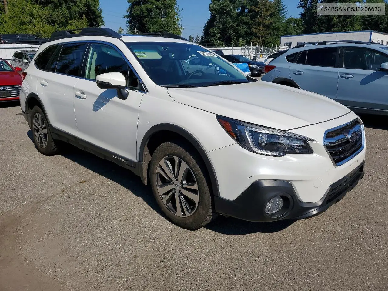 2018 Subaru Outback 2.5I Limited VIN: 4S4BSANC5J3206633 Lot: 62133826