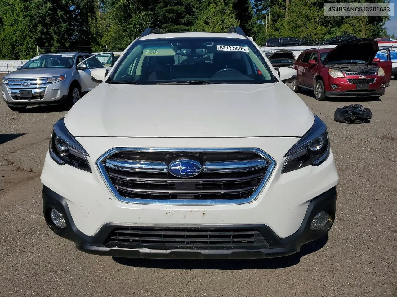 2018 Subaru Outback 2.5I Limited VIN: 4S4BSANC5J3206633 Lot: 62133826